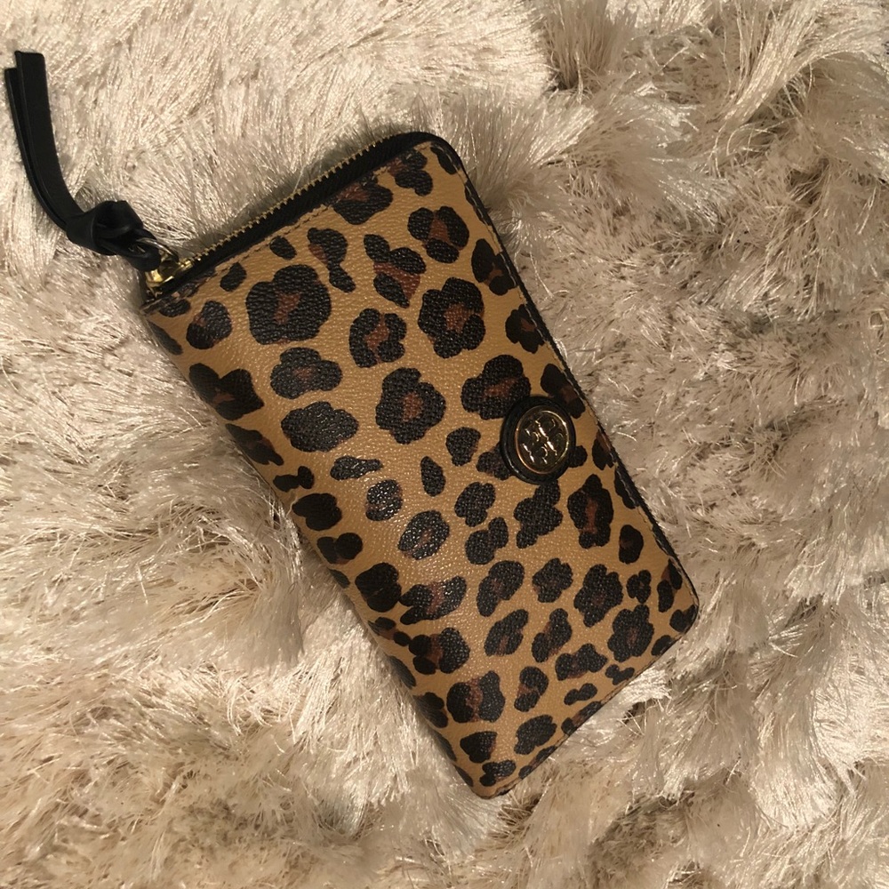 Tory Burch Large Leopard Wallet